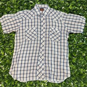 Vintage Western Fashions Pearl Snap‎ Shirt – Rodeo-Ready Style (Size L)